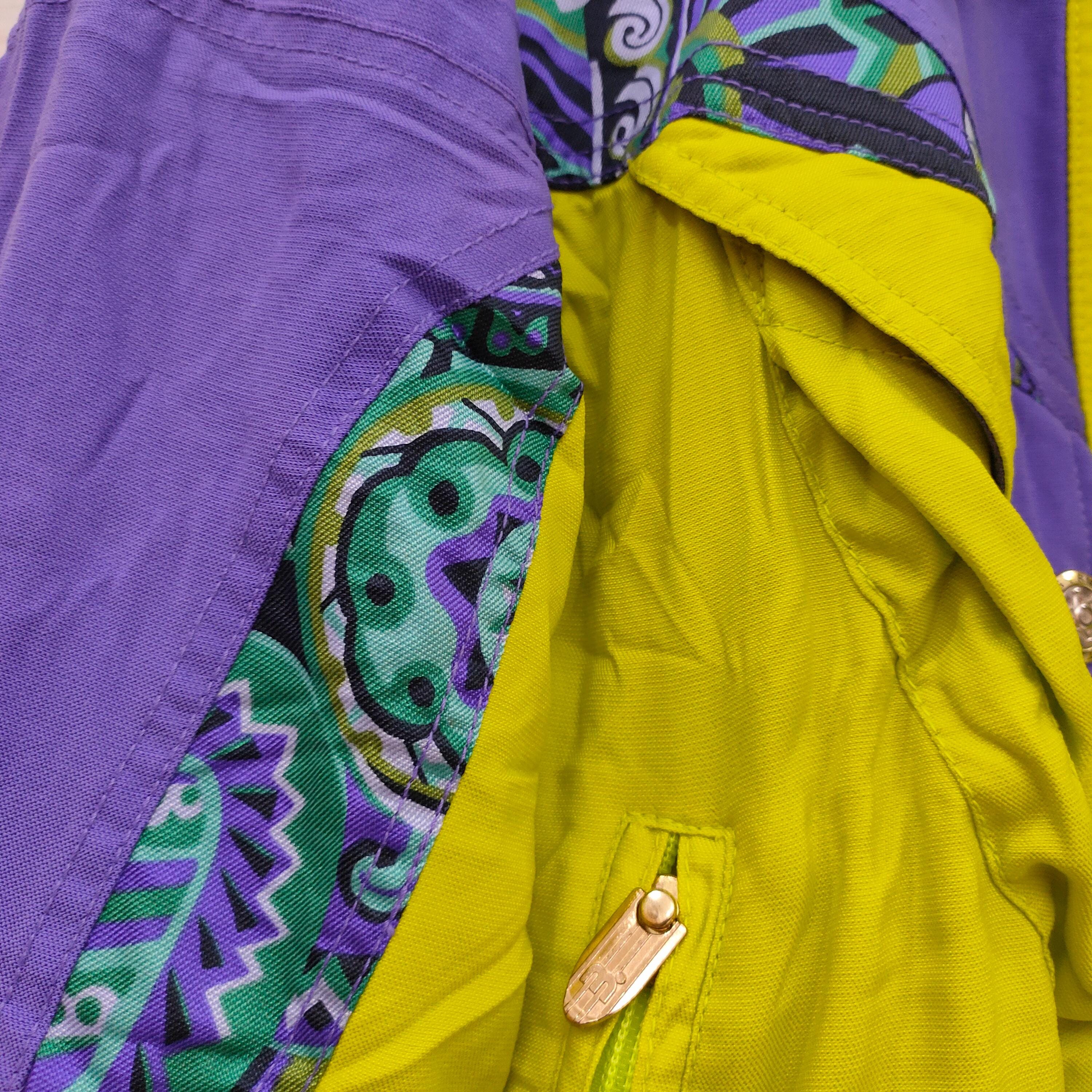 Vintage 90s Mirage Mistral Ski Jacket Medium – Bold Colorblock