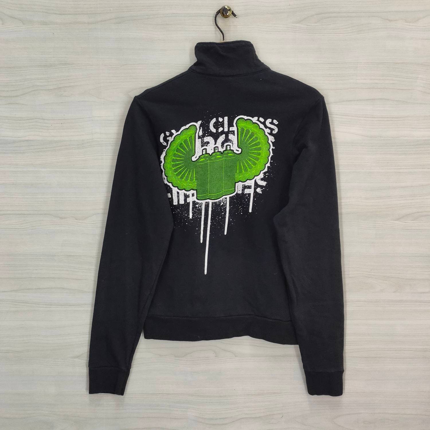 Y2K Gym Class Heroes Sweater Quarter Zip Jumper Pullover