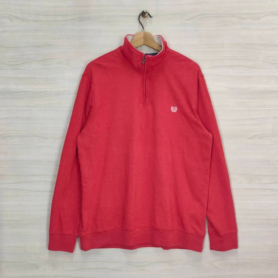 Chaps quarter zip sweater hot sale