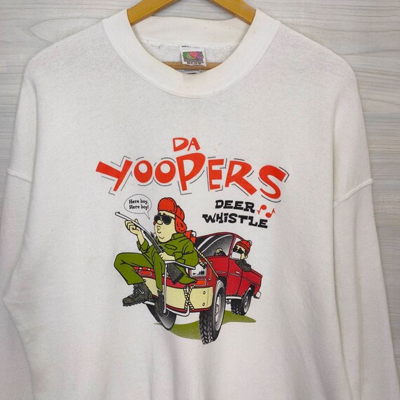 fruit of the loom white jumper