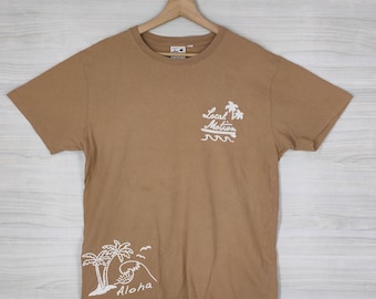 Jaren 90 Local Motion Hawaii Surf Gear T-shirt Vintage Local Motion Embroidery Graphics T-shirt bruin