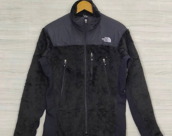 Veste The North Face , fermeture éclair en polaire , Vêtements d'extérieur , Polartec , Noir , Medium