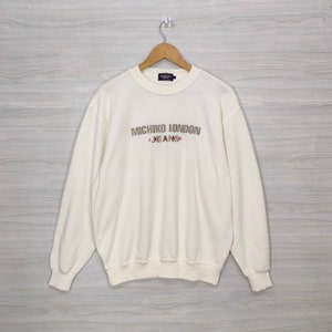Michiko London Junior Hoodie Vintage Michiko London Junior Love Music Long sleeve Pink Shirt Michiko Zipper girls Shirt Size 11