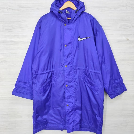 nike long parka jacket with hood