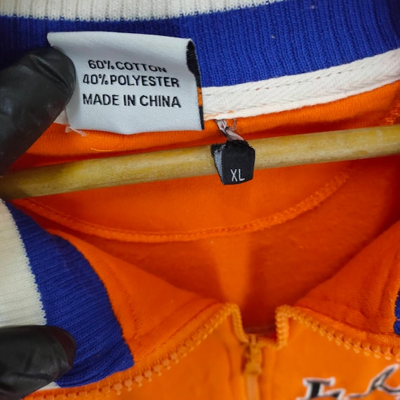 archive]Y2k half-zip winter orange Knit