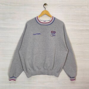 90er Jahre Jerzees Pullover XXL Vintage Evergreen Cck Electric Sweatshirt Pullover Pullover Rundhalsausschnitt Grösse 44