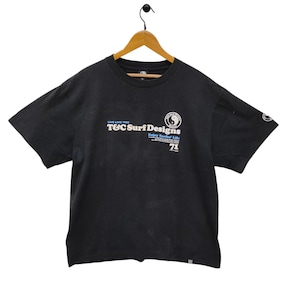 Vintage T&C Surf Designs Hawaii Tee – Single Stitch, Endless Wave Tour, 90s Surf Spots Graphic, Size XL, X-Large