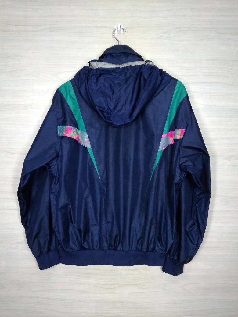 SPECIAL VINTAGE 襤褸JKT Kawasaki Racing Jacket Made In USA Vintage 90s Swingster XL