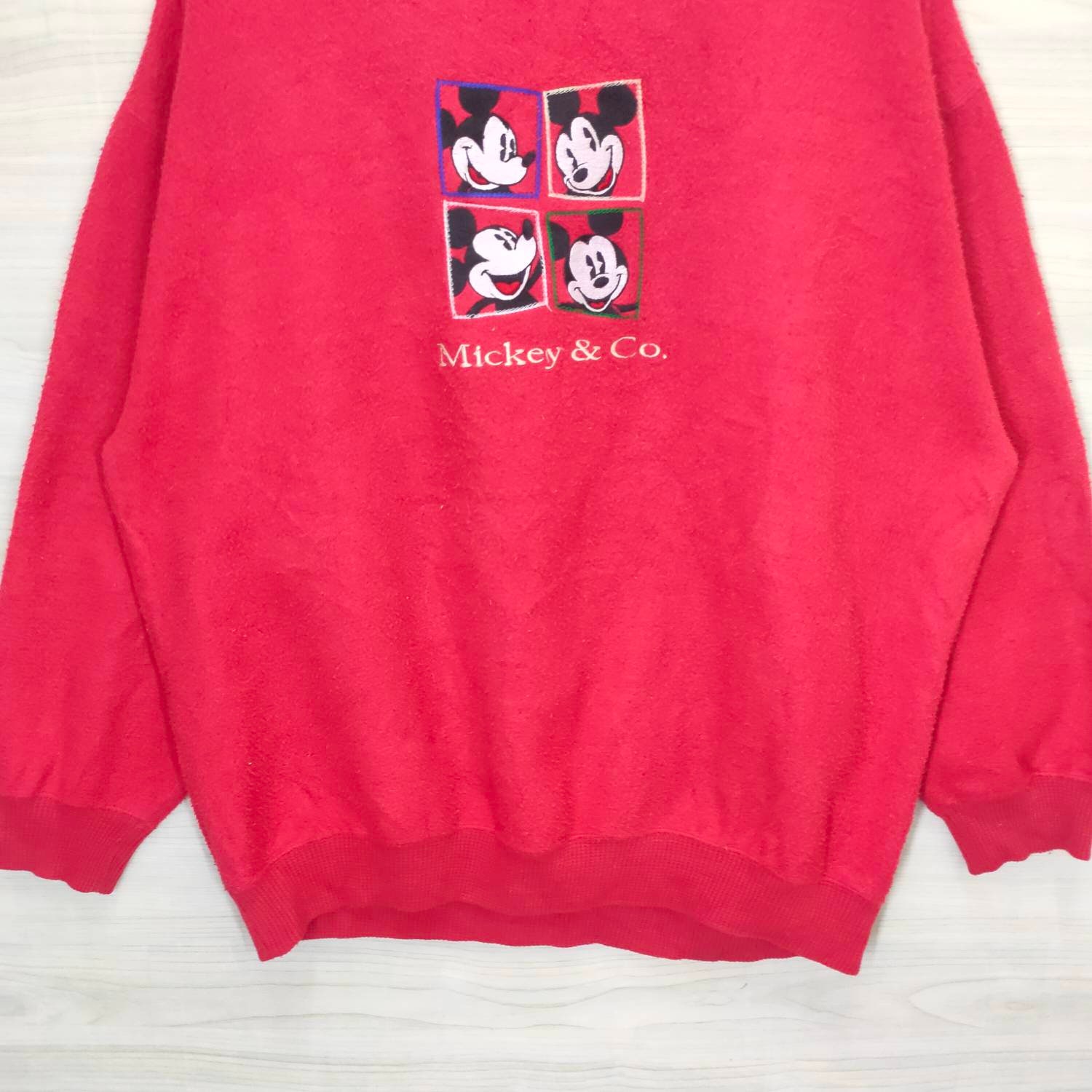 MICKEY MOUSE Sweatshirt X-large Vintage Mickey Mouse Sweater - Etsy