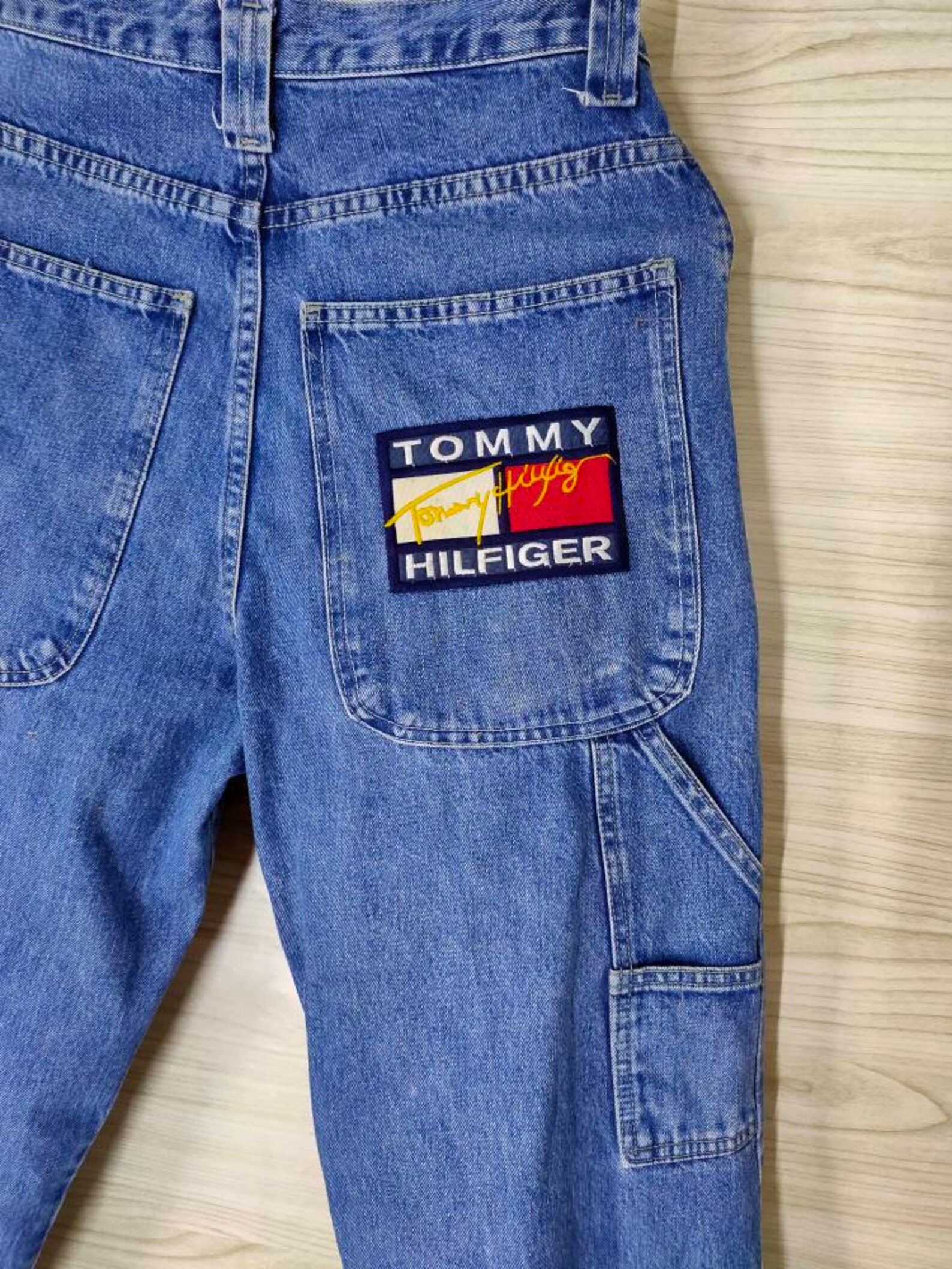 Tommy Hilfiger Baggy Jeans Vintage 90s Tommy Hilfiger Denim Etsy