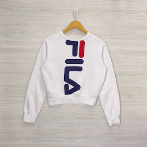 Fila sweater crop top sale