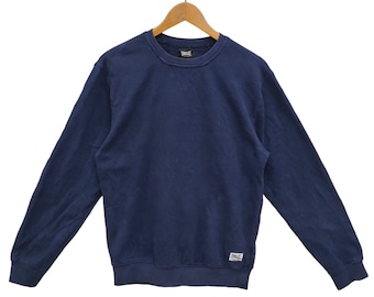 Everlast Crewneck Sweatshirt, Vintage Everlast Sport Sweater Jumper Pullover , Navy Blue , Men's small , Size S