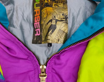 PURSER LINE Ski Jacket Large Vintage Purserline Snow Coat PURSER LINE Ski Jacket Large Vintage Purserline Snow Coat