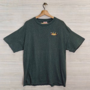 Vtg 90s Maui Tshirt Vintage Maui Lifestyle Top Tee Made in USA Green Size XL
