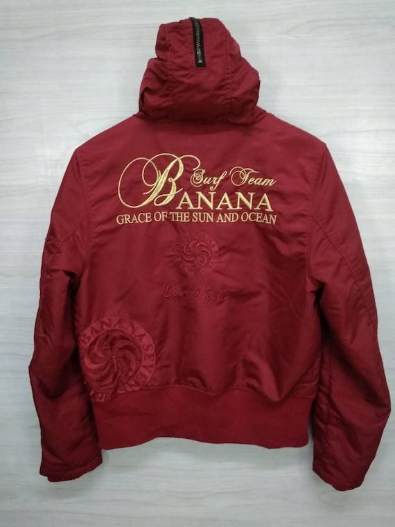 BANANA SEVEN Jacket Vintage 90s Banana Seven Surf Team