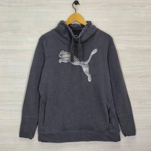 Y2K Puma Rollkragenpullover, Vintage Puma Pullover, Puma Sportwear