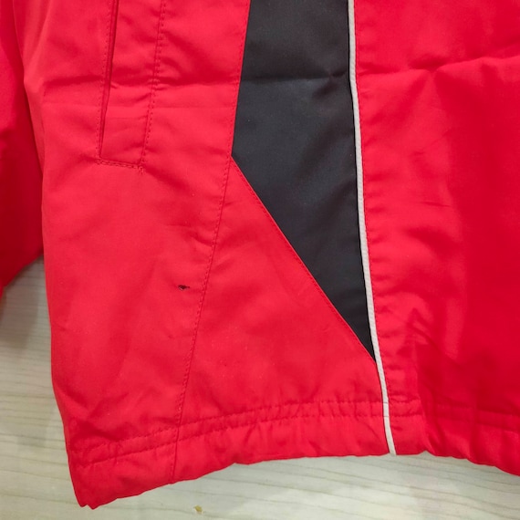 Vintage Mizuno Windbreaker Jacket Red Size L - image 7