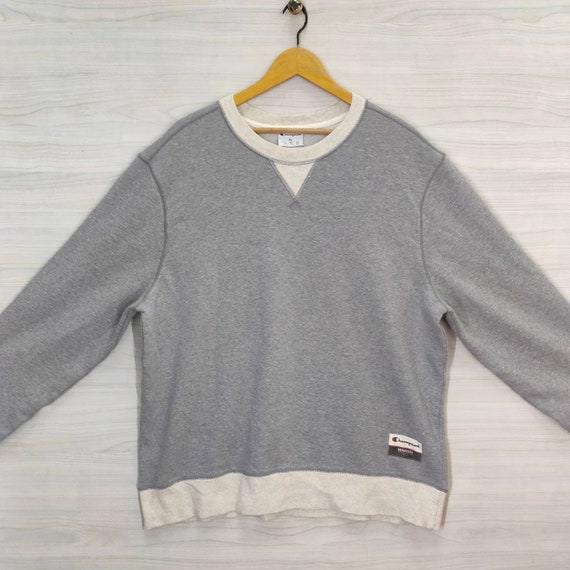 Champion authentic sueded top fleece crewneck sweatshirt