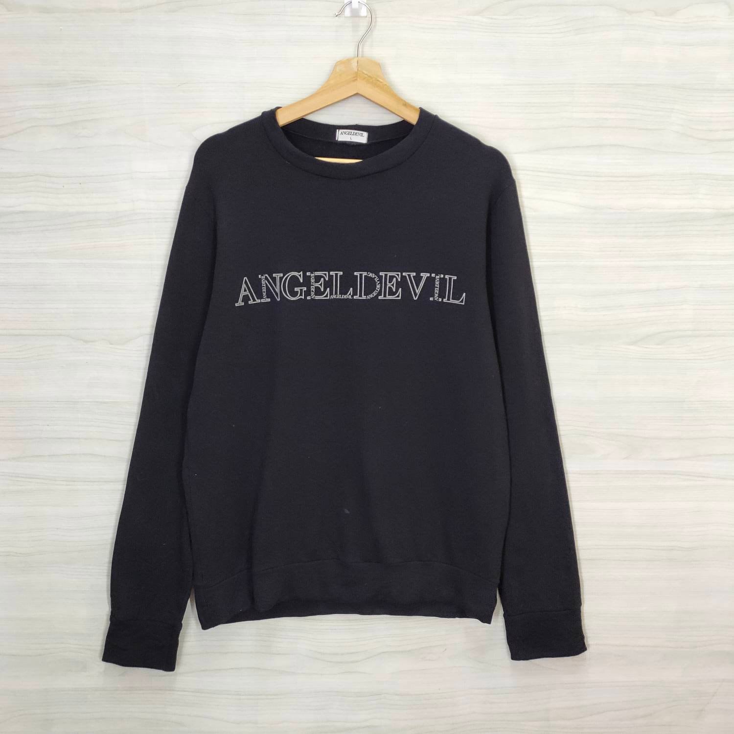 Angel devil sweatshirt hotsell