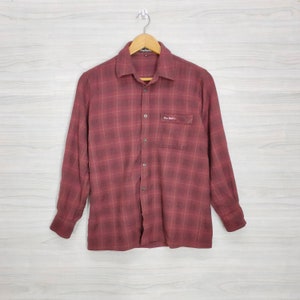 Vtg Pierre Cardin Buttondown Small Vintage Pierre Cardin Plaid Oxfords Long Sleeve Shirt Size S