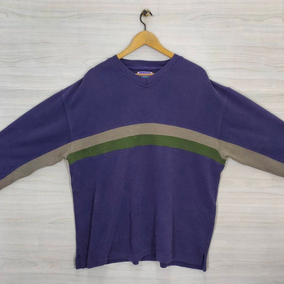 North Crest Sweater Vintage Sweatshirt Jumper Pul… - image 2
