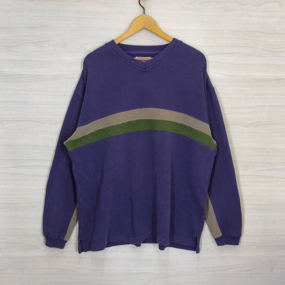 North Crest Sweater Vintage Sweatshirt Jumper Pul… - image 1