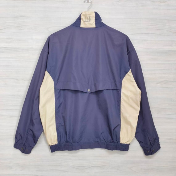 Dunhill Windbreaker Jacket , Vintage Dunhill Sport , Zipper , Snap