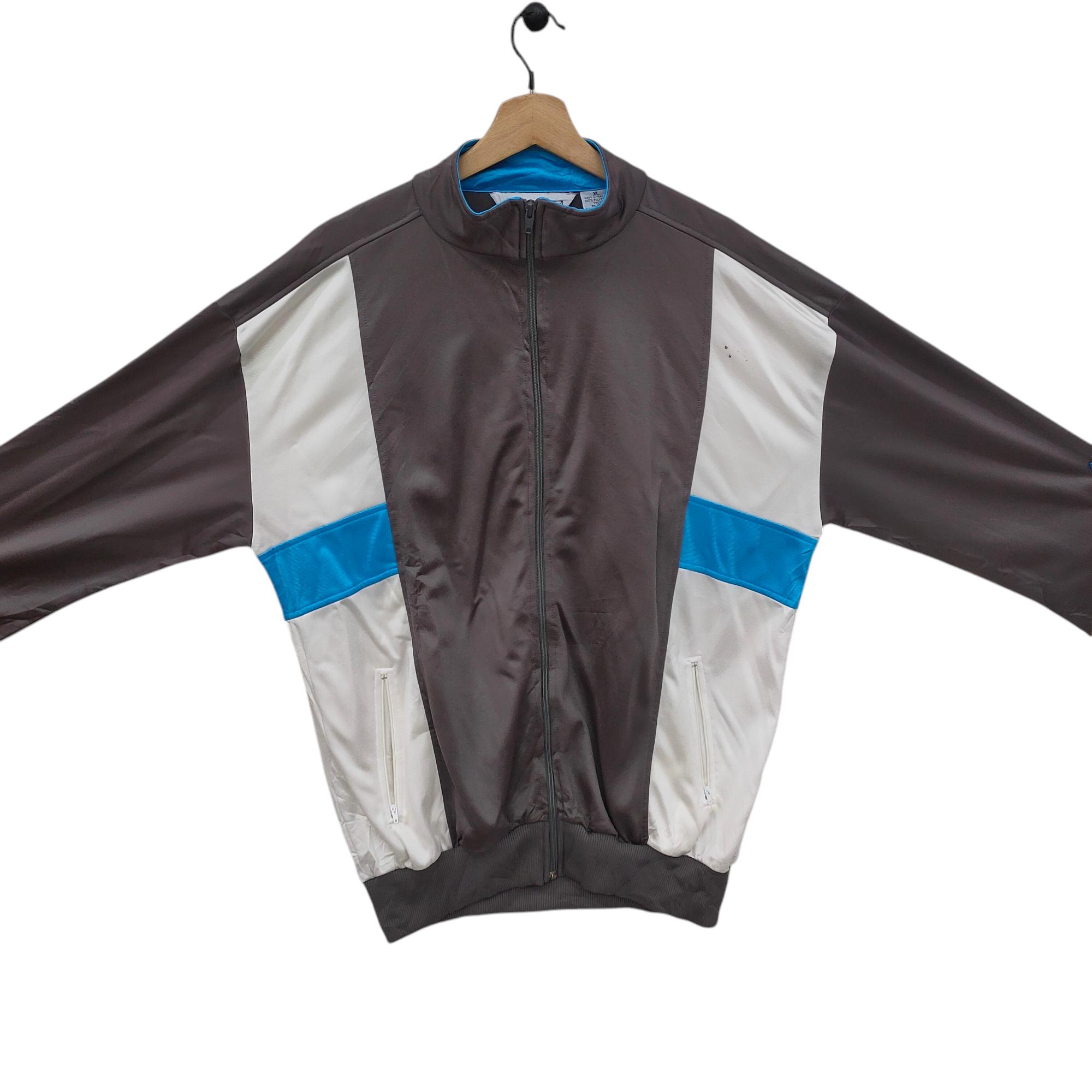 Retro Color Block Jacket 80s Color Block Track Jacket X-large Vintage Anthonys Tops Bottoms ...