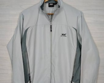 90s Helly Hansen Windbreker, Vintage Zipper Light Jacket , Zipper , Training , Jogger , Sportwear , Size Medium