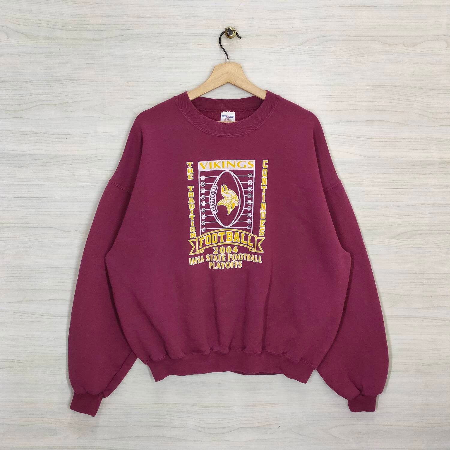 Pink top vikings sweatshirt