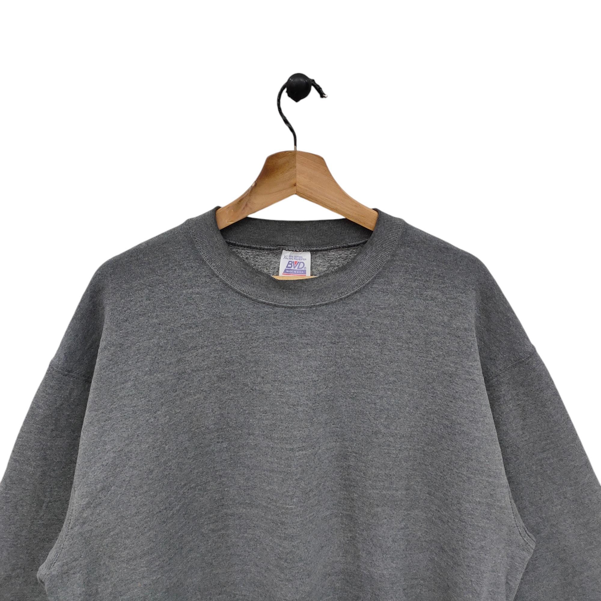 90s BVD Blank Crewneck Sweatshirt X-large Vintage BVD 90s BVD Blank Crewneck Sweatshirt X-large Vintage BVD