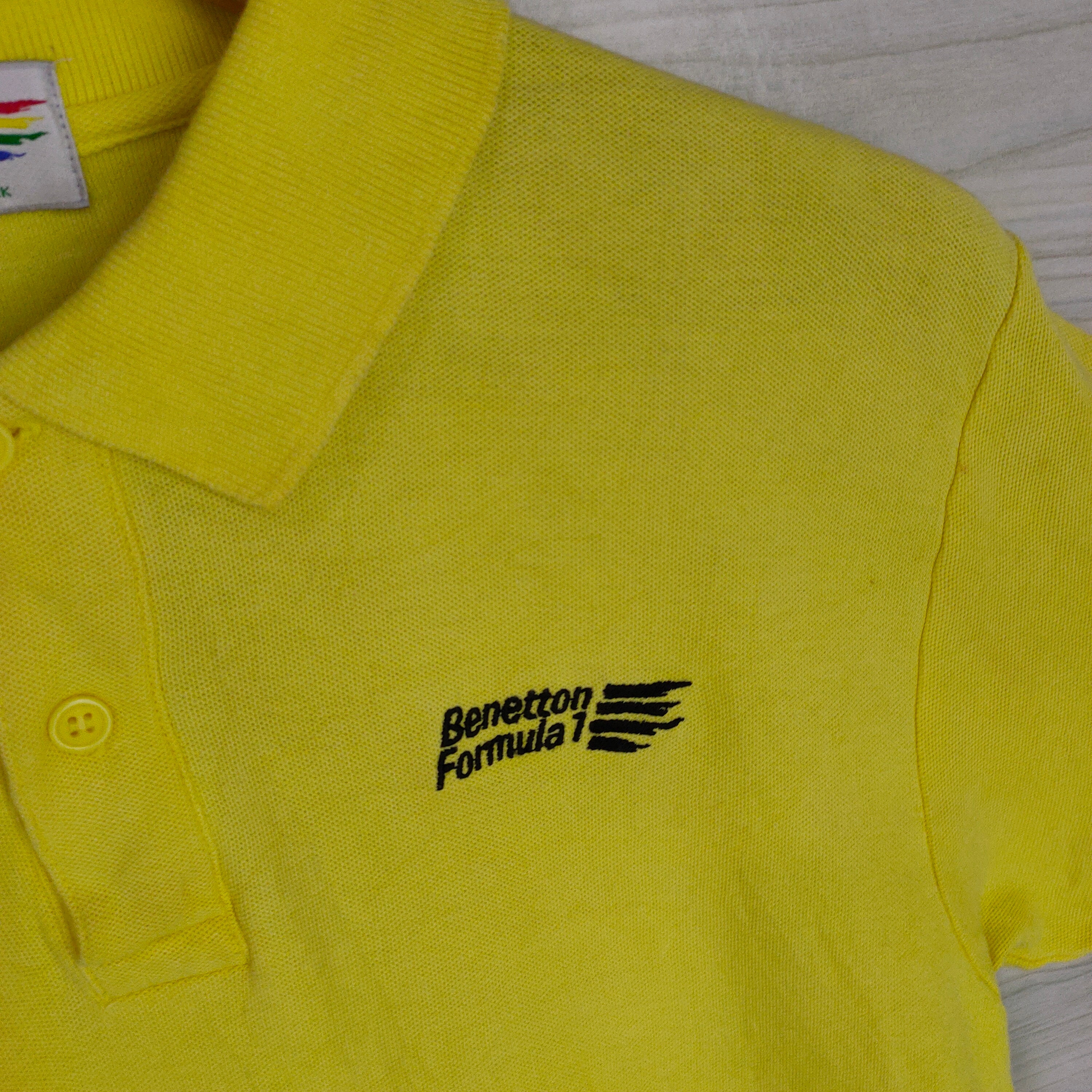 90年代 ベネトン フォーミュラ1 レーシングチーム ポロシャツ 