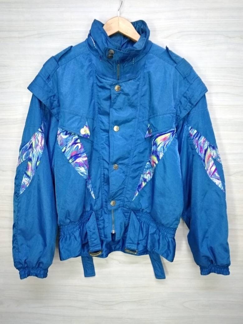 color block winter jacket