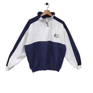 Y2K The Ridges Quarter Zip Sweater Vintage Gear For Sports Sweatshirt Jumper Crewneck Men's Medium