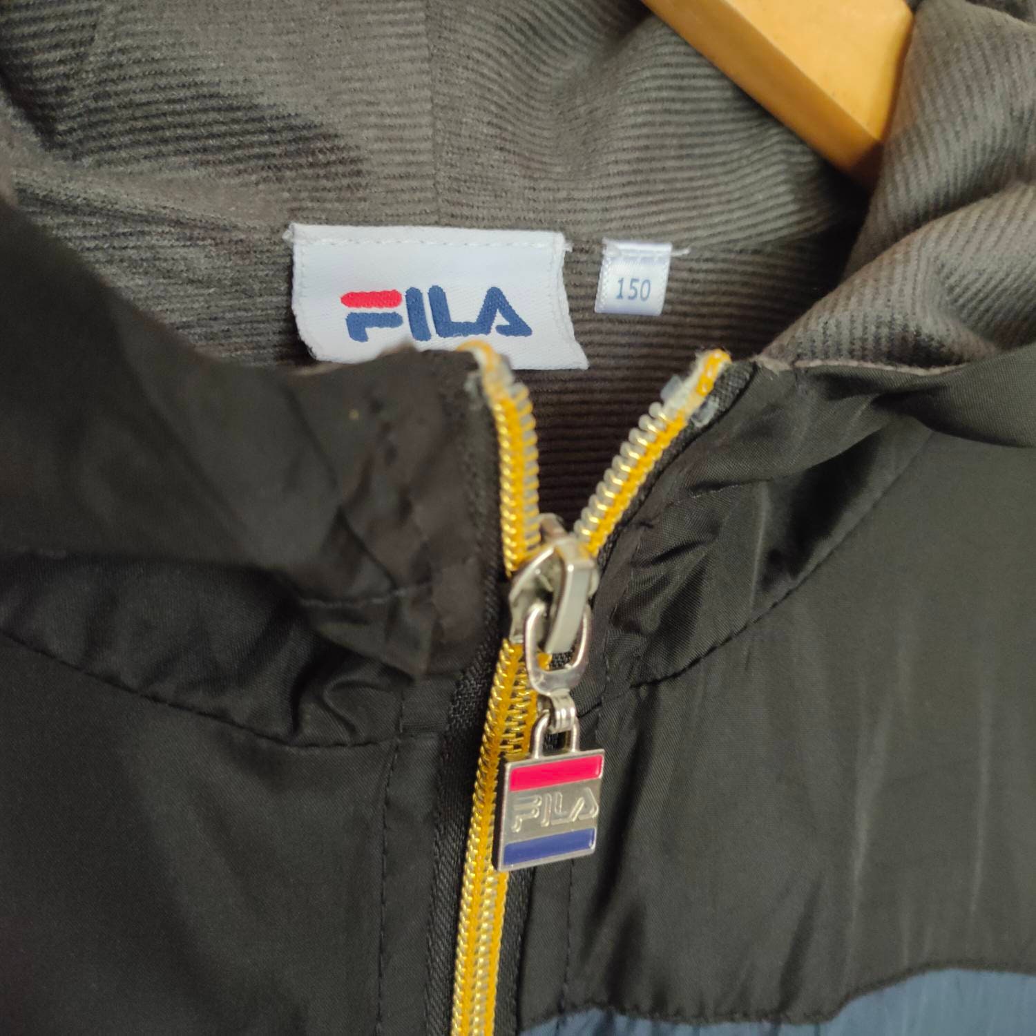 FILA Jacket Vintage 1990s Fila Windbreaker Sportswear Black - Etsy