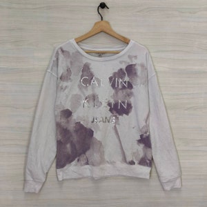 Y2K Calvin Klein Jumper Medium, Vintage Calvin Klein Jeans Long Sleeve, CK Top Tee, Medium
