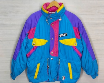 Silvy Italia Snow Jacket Medium Vintage Italia Winter Sports