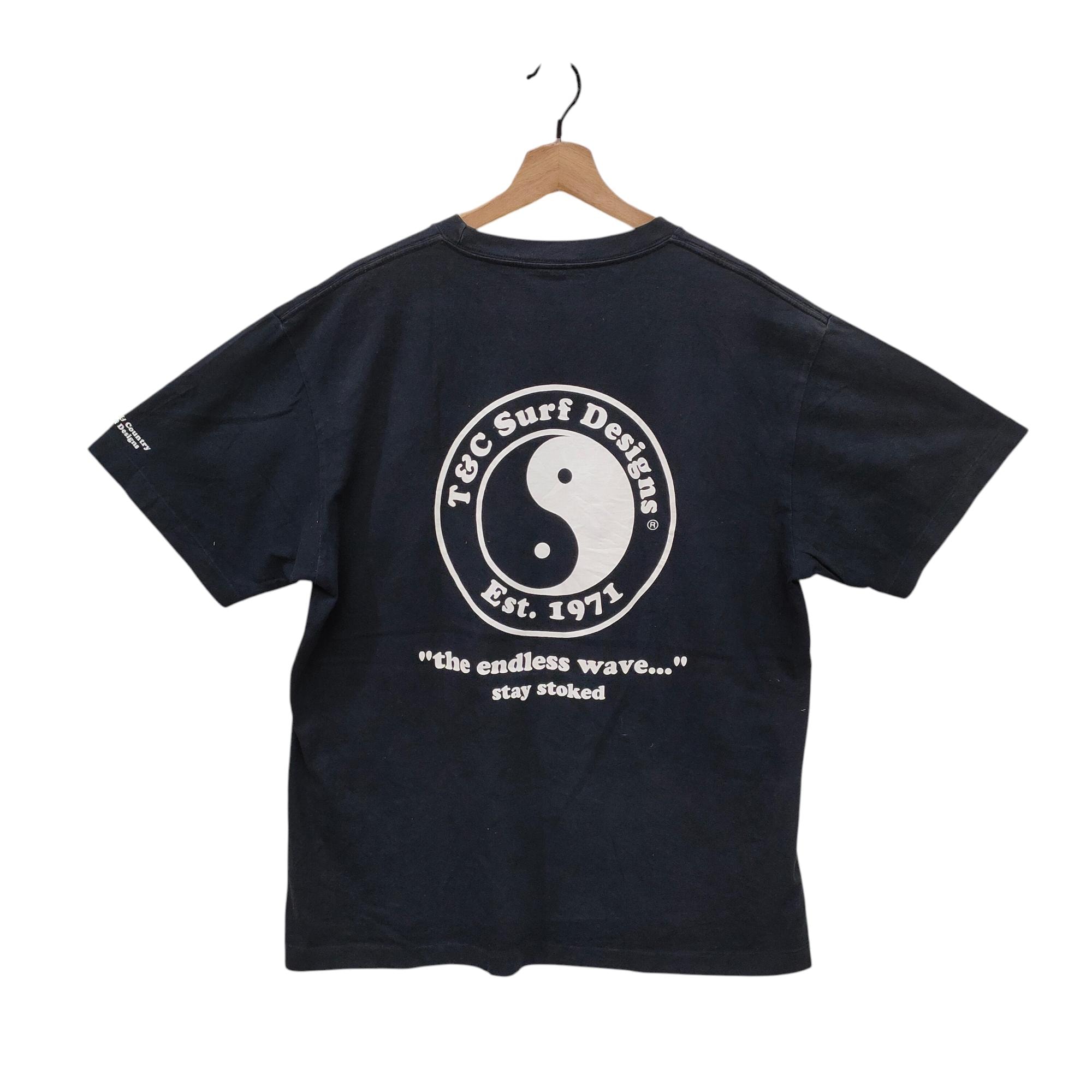 Vintage T&C Surf Designs Hawaii Tee – Single Stitch, Endless Wave