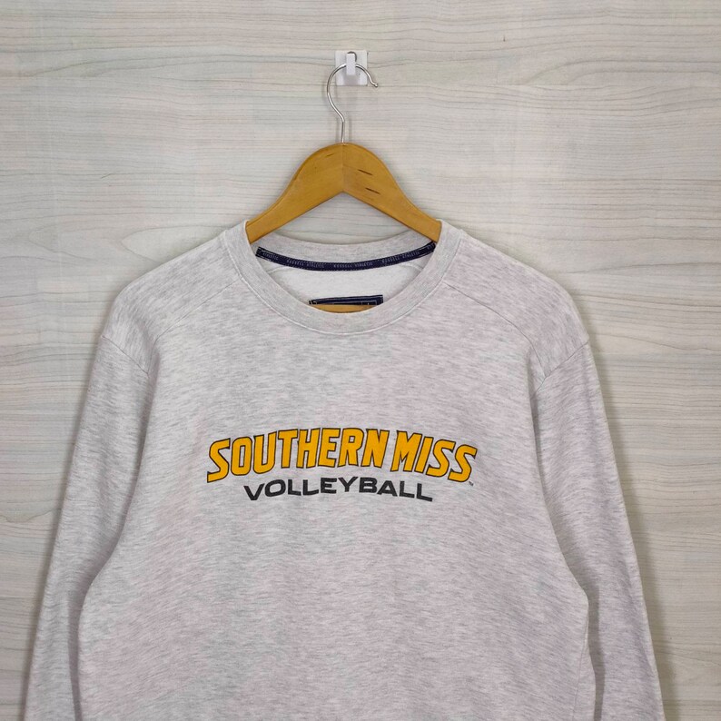 The University of Southern Mississippi Crewneck Medium Vintage Sweatshirt Russell Athletic Miss Volleyball Sweater Jumper Pullover Size M image 2