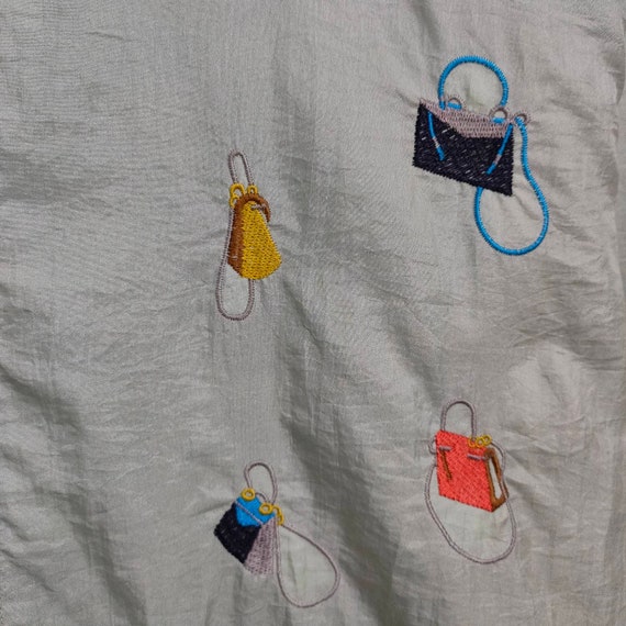 Embroidered Hand bags Jacket Vintage Pop Art Wind… - image 4