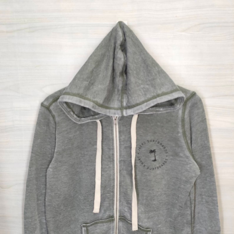 Jacks Surfboards Hoodie Vintage Jacks Surfer Ocean Wave Pattern