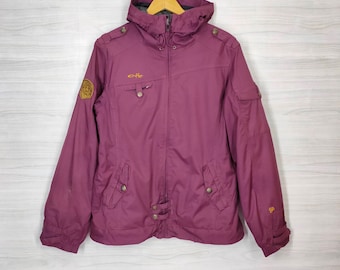 Vintage Oakley Jacket Men’s Size L – Maroon Windbreaker Coat with Hood, Outdoor Sportswear, Streetwear 2000s Style