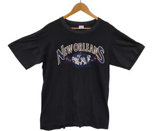 Vintage New Orleans Graphic T-Shirt | 100% Cotton | Single Stitch | Louisiana Music Tee