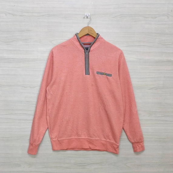 Kansai Yamamoto, Vintage Kansai Yamamoto Sweatshirt Kansai Yamamoto Japanese Designer Kansai Yamamoto Sweater Jumper Pullover Half Zip Large