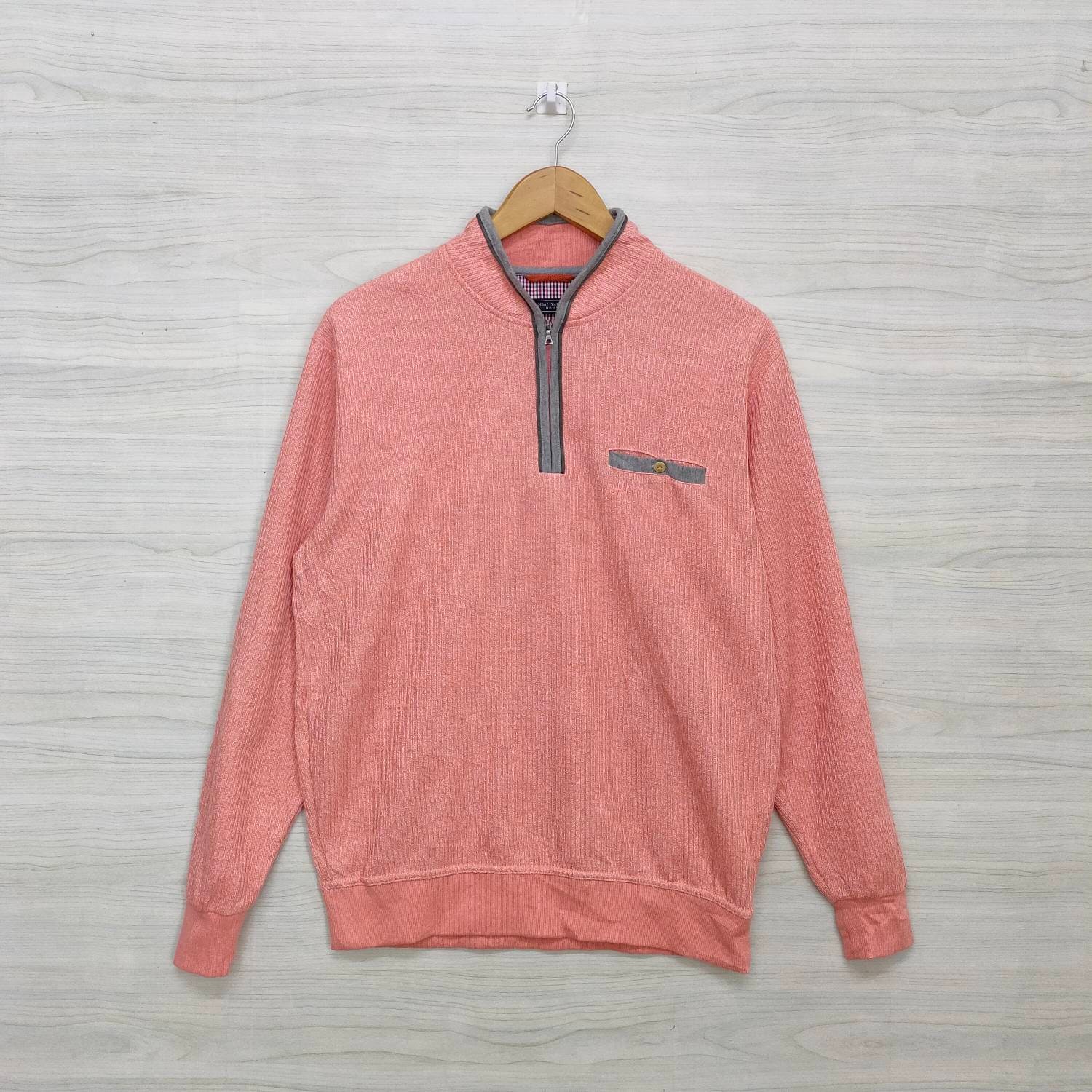 Kansai Yamamoto, Vintage Kansai Yamamoto Sweatshirt Kansai Yamamoto Japanese Designer Kansai Yamamoto Sweater Jumper Pullover Half Zip Large