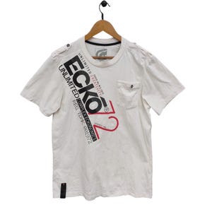 Ecko Unltd Graphic Tee Vintage Ecko Unlimited White Short Sleeve T-shirt