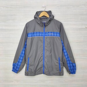 Columbia Windbreaker Jacket Vintage 90s Columbia Jacket Sportwear tracksuit training Jogging Men&#39;s Jacket Size Medium