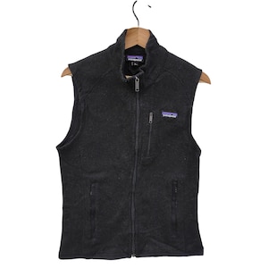Vtg Patagonia Vest Small Vintage Patagonia Tank Top Zipper Black Size S