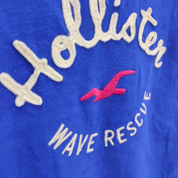 Hollister Wave Rescue Sweatshirt Medium Vintage Embroidery