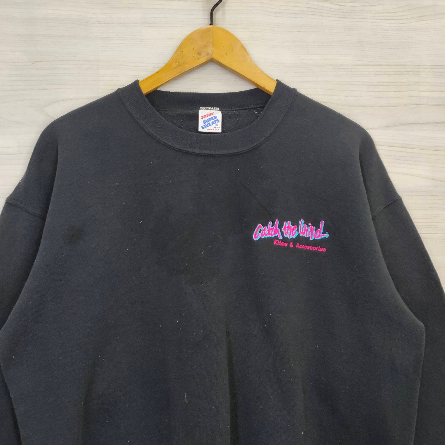 Vtg 90s Jerzees Crewneck Sweatshirt Large Vintage Kites Vtg 90s Jerzees Crewneck Sweatshirt Large Vintage Kites